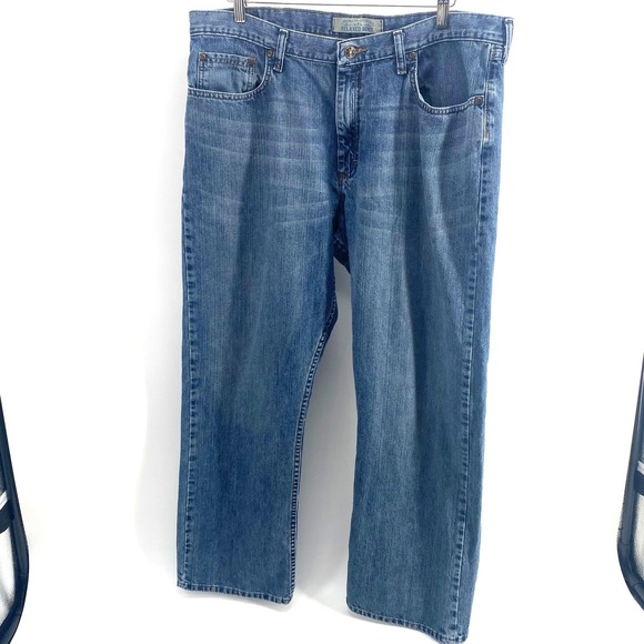 Wrangler Mens Retro Relaxed Boot Jeans Medium Blue Denim Size 38x30 Cotton - Picture 4 of 5